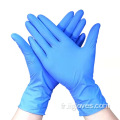 100pcs Boîte synthétique en vrac bleu gants jetables jetables